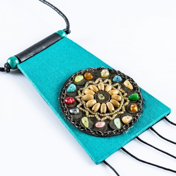 Swatara Peacock Blue Necklace